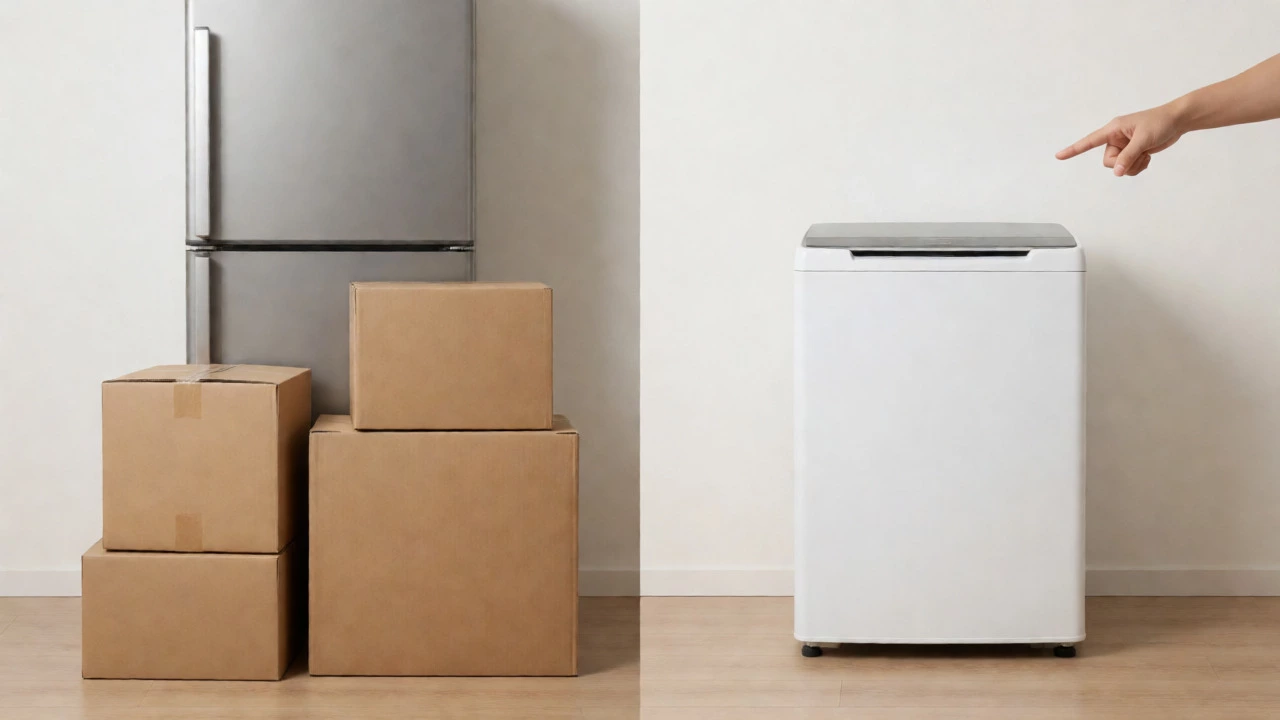 Comparing cluttered vs clear appliance access